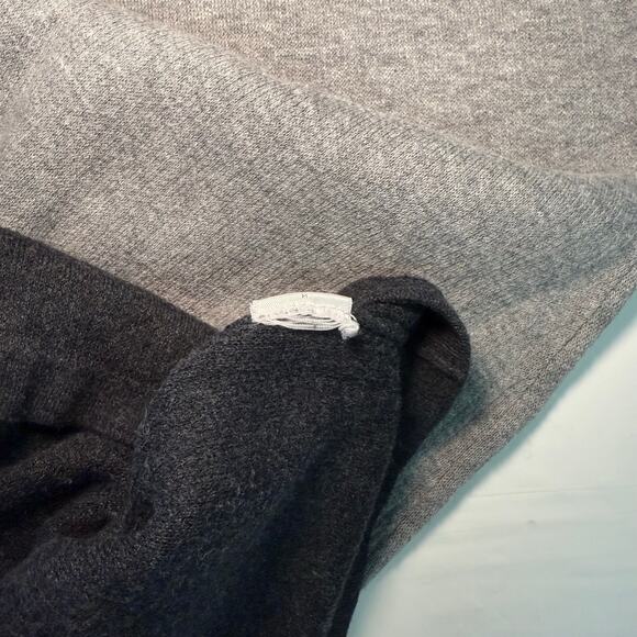 Nicole Miller New York Colorblock Sweater Dress Gray Mustard Black Size Small - Picture 4 of 6